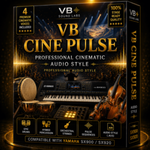 VB CINE PULSE – Professional Cinematic Audio Style for Yamaha SX900 / SX920